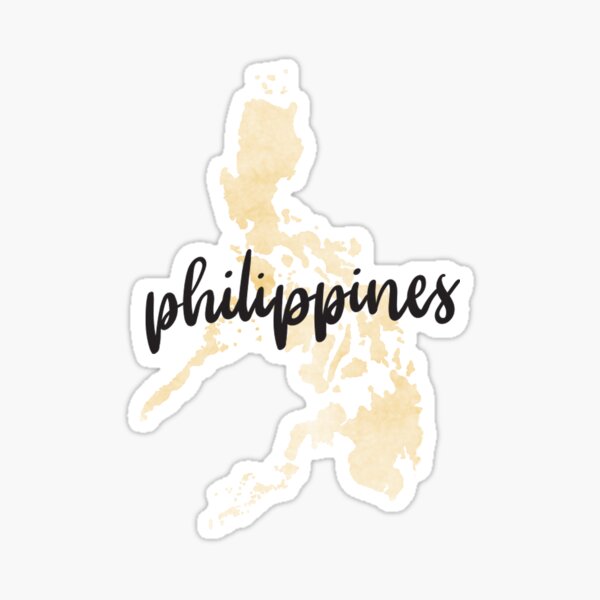 Philippines Country Watercolour Sticker