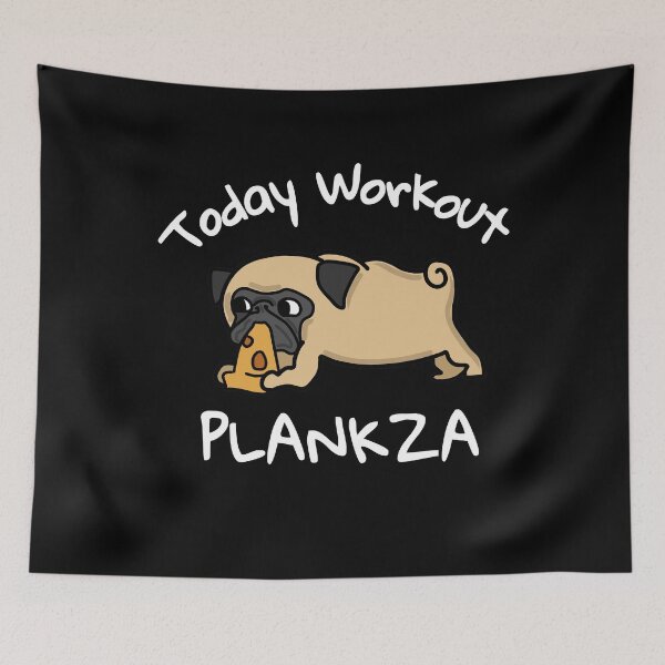Item preview, Fitness pug pizza designed and sold by Eduard Beck.