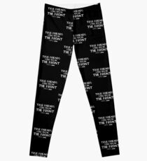 True Friends Stab You In The Front Leggings