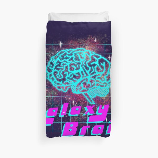 Galaxy Brain Duvet Cover