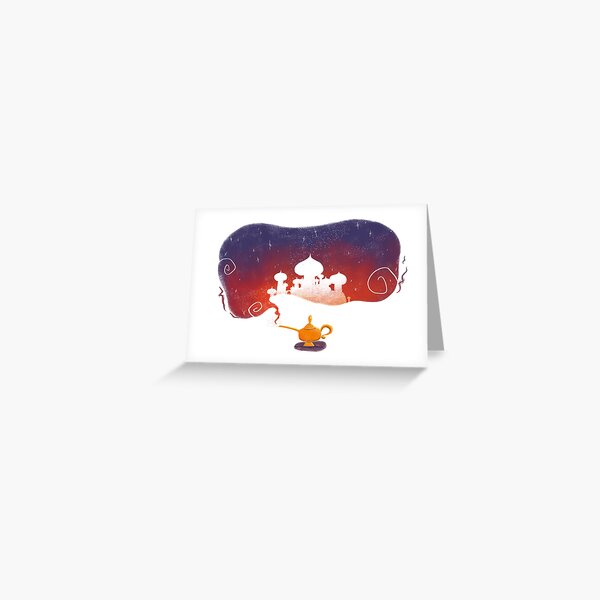 Magic lamp Greeting Card