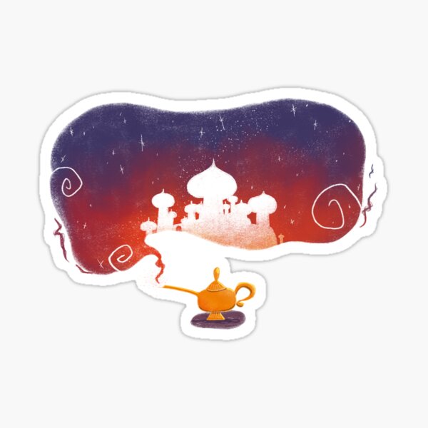 Magic lamp Sticker