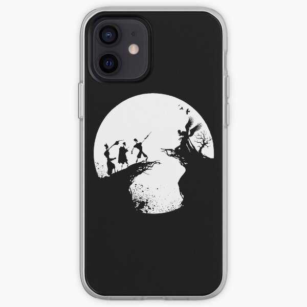 Histoire de la mort Noir et blanc Coque souple iPhone
