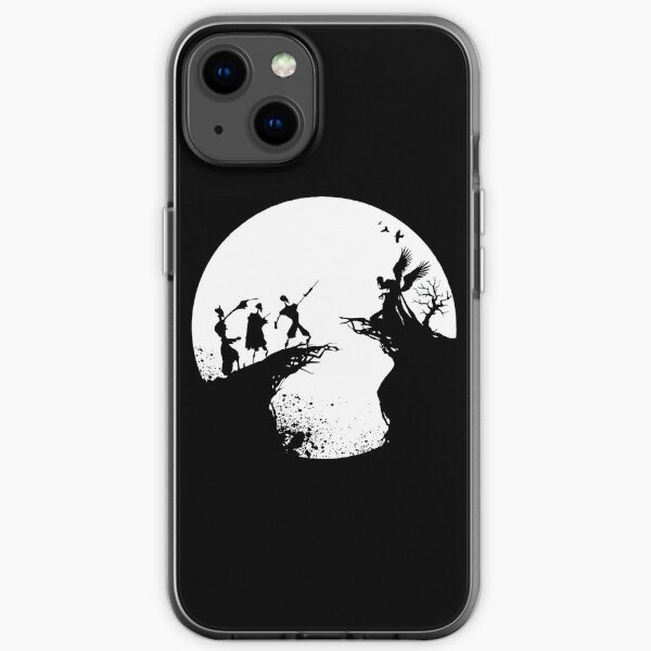 Histoire de la mort Noir et blanc Coque souple iPhone