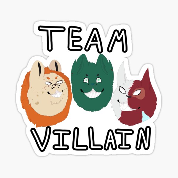 Warrior Cat Villains Set One Sticker for Sale by cxtdog