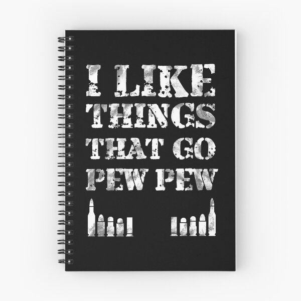 Item preview, I Like Things That Go Pew - Gift Bullet Gun Enthusiast Shirt designed and sold by RZFDesign.