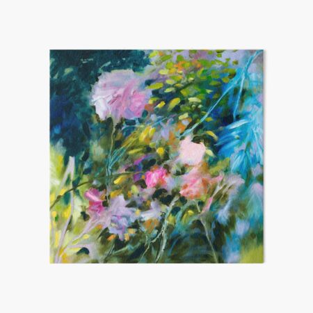 Floral abstract garden Impression rigide