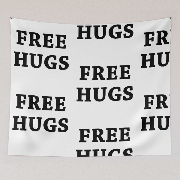 Item preview, FREE HUGS! DO YOU LOVE TO GIVE FREE HUGS? GIFT designed and sold by JamesandLuis.