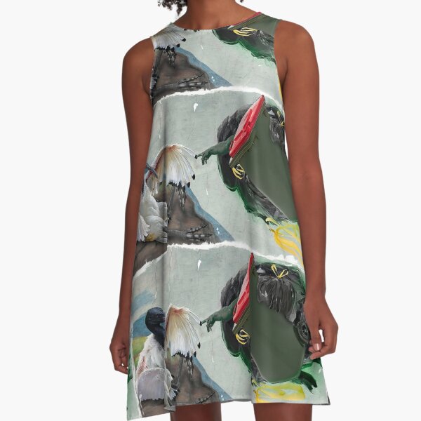 The Creation of Bin Chickens  A-Line Dress