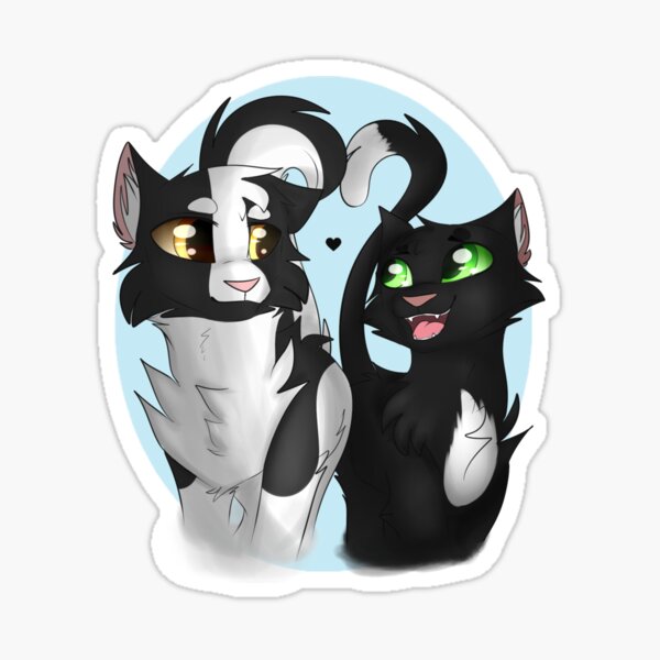 Ravenpaw, Firepaw & Greypaw (Warrior Cats) Sticker by MoonDaneka