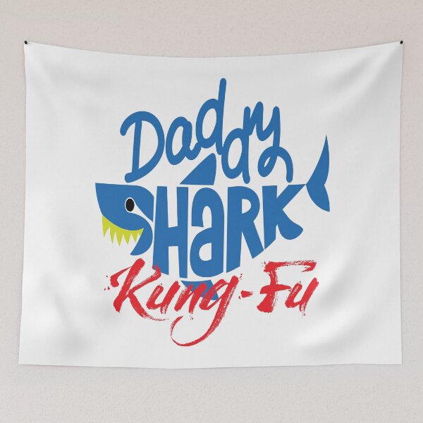 Item preview, Kung Fu Daddy Shark Doo Doo Doo designed and sold by ProjectX23.