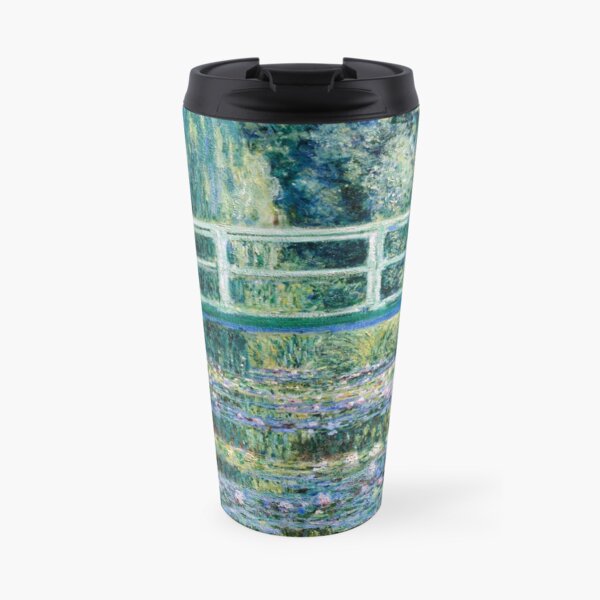 Water Lilies and Japanese Bridge, Claude Monet Travel Mug