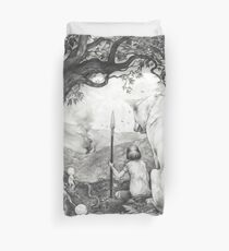 Between the roots and the branches Duvet Cover