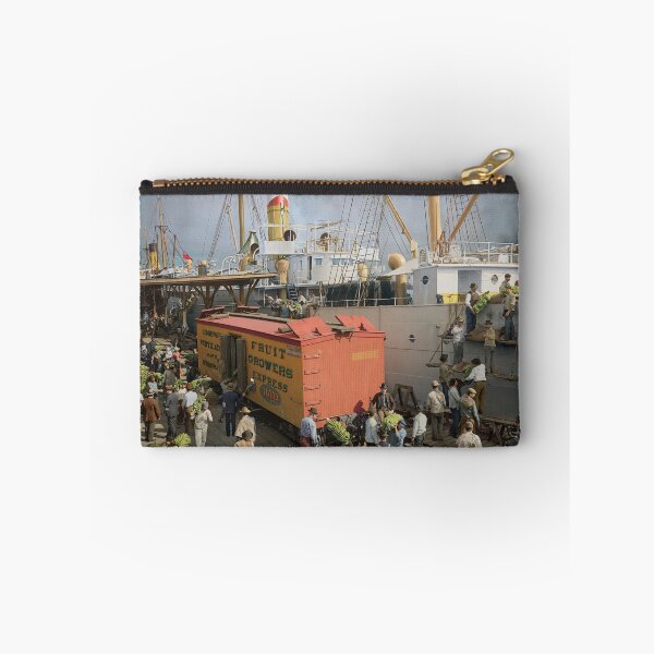 Item preview, Unloading bananas from steamer, New Orleans ca 1900 designed and sold by Sanna Dullaway.