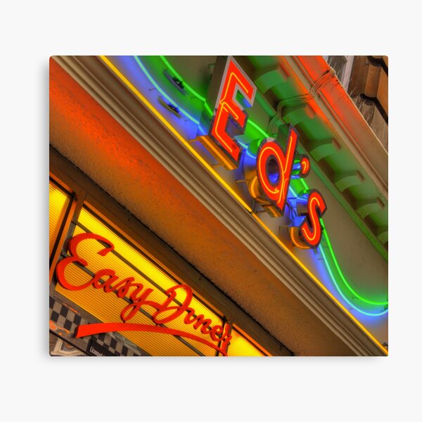 Ed's Easy Diner Canvas Print