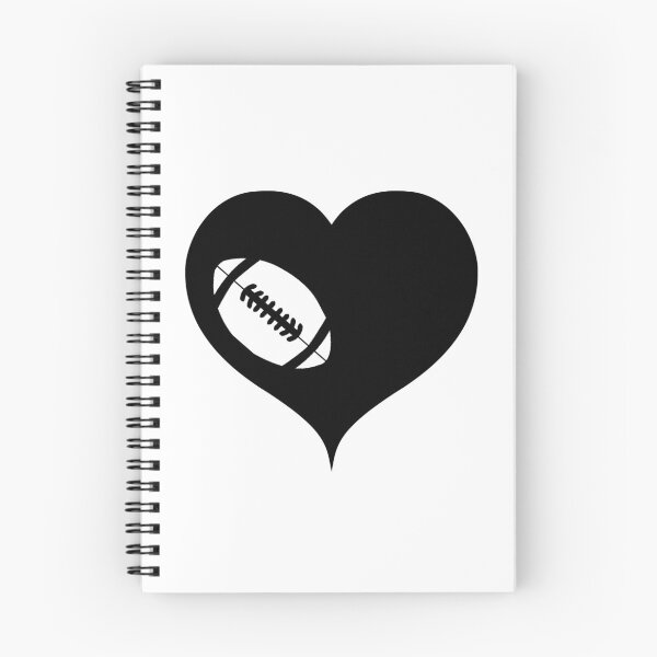 Item preview, American football heart designed and sold by RetroFuchs.