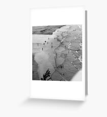 Figures in a Landscape Greeting Card
