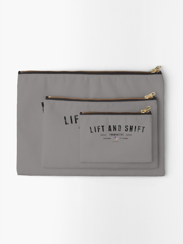 Alternate view of Lift And Shift Foundation EST 2018 Zipper Pouch