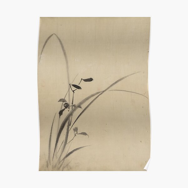 Grasses - Hokusai Katsushika - 1850 Poster