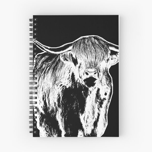 Item preview, Highland cattle Scotland cows designed and sold by RetroFuchs.