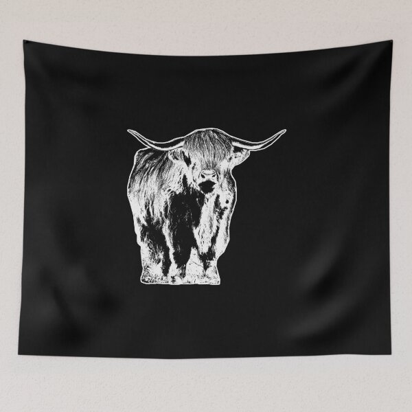 Item preview, Highland cattle Scotland cows designed and sold by RetroFuchs.
