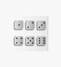 dice for games turned Art Board