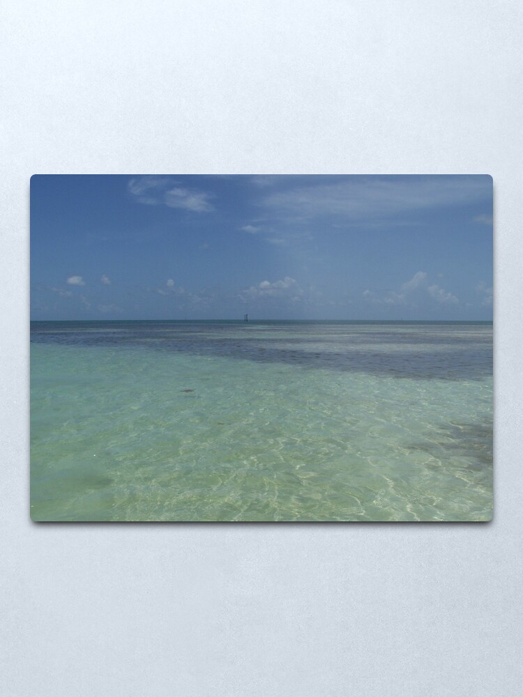 Alternate view of Blue In Key West Metal Print