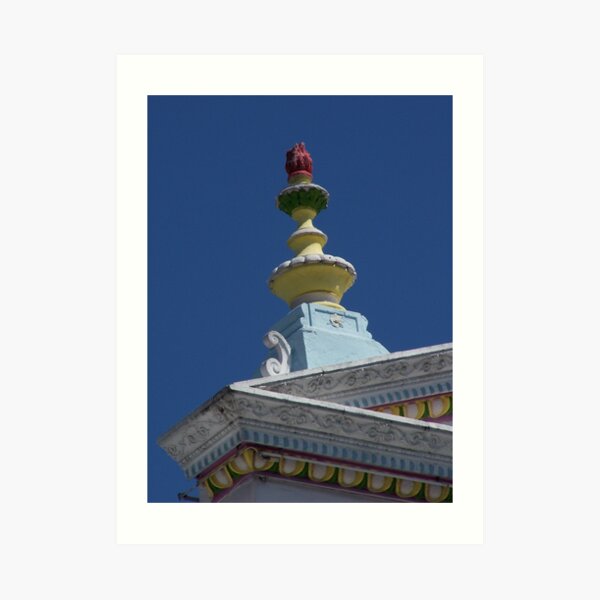 Key West Strand Theater Building Detail Art Print