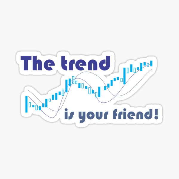 Forex or trading logo, daytrading Sticker