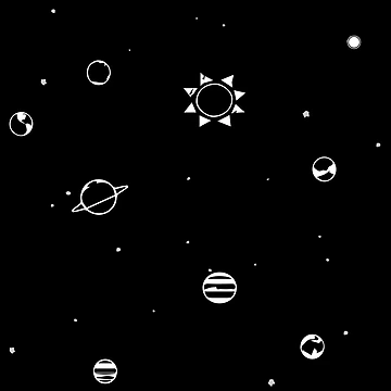 Artwork thumbnail, Solar System by Monkey's Shop
