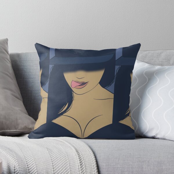 Hip Hop Girl Throw Pillow