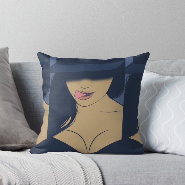 Hip Hop Girl Throw Pillow