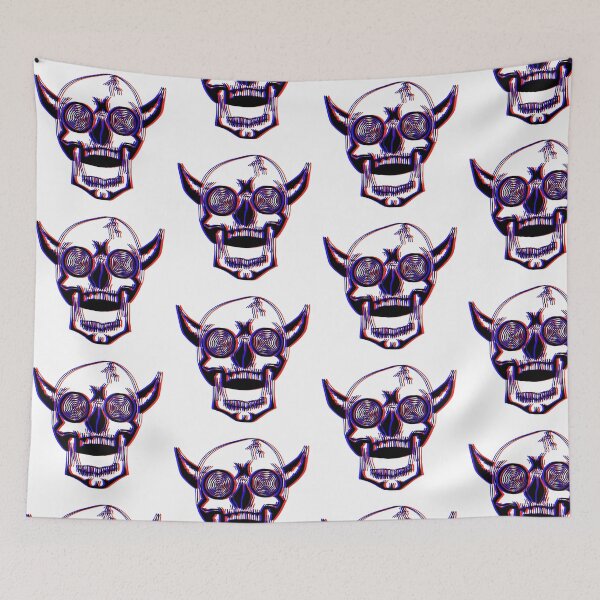 Item preview, Retro 3D Skull designed and sold by Weak-Figure.