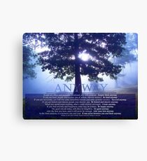 Anyway Canvas Print