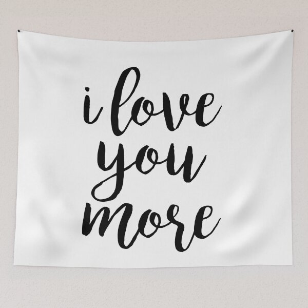Item preview, i love you more designed and sold by MadEDesigns.