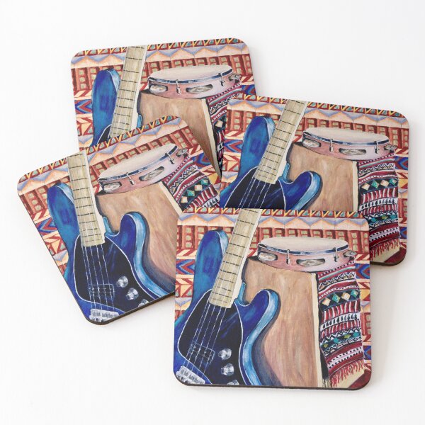 Item preview, Blue Bass Guitar designed and sold by Julie Ann Accornero.