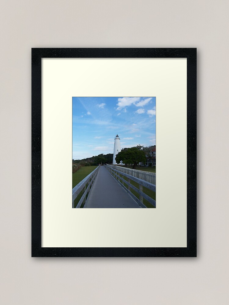 Alternate view of Ocracoke Island Lighthouse Framed Art Print