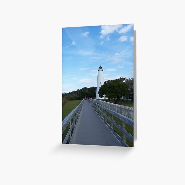 Ocracoke Island Lighthouse Greeting Card