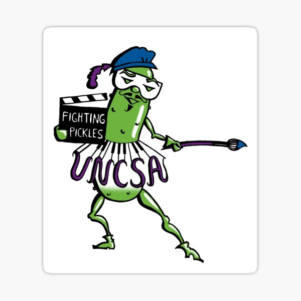 Item preview, Pickle Mascot UNCSA designed and sold by kdivitto.