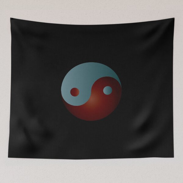 Item preview, Yin Yang, blue & red designed and sold by XeRose.