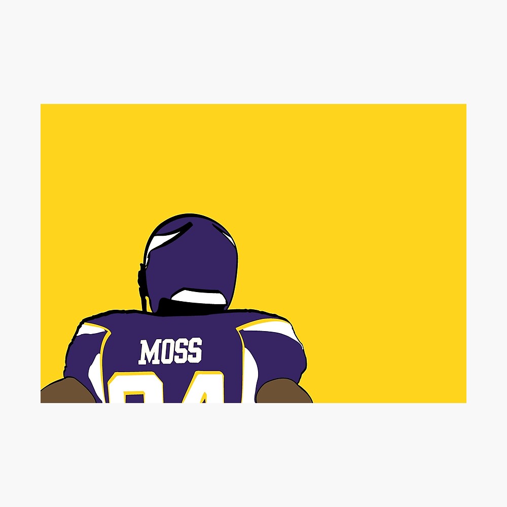 Vikings Randy Moss 84 Signature Design Poster for Sale by originalnickb