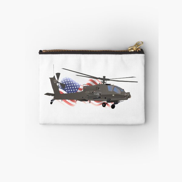 Item preview, AH-64 Apache Helicopter with American Flag designed and sold by NorseTech.