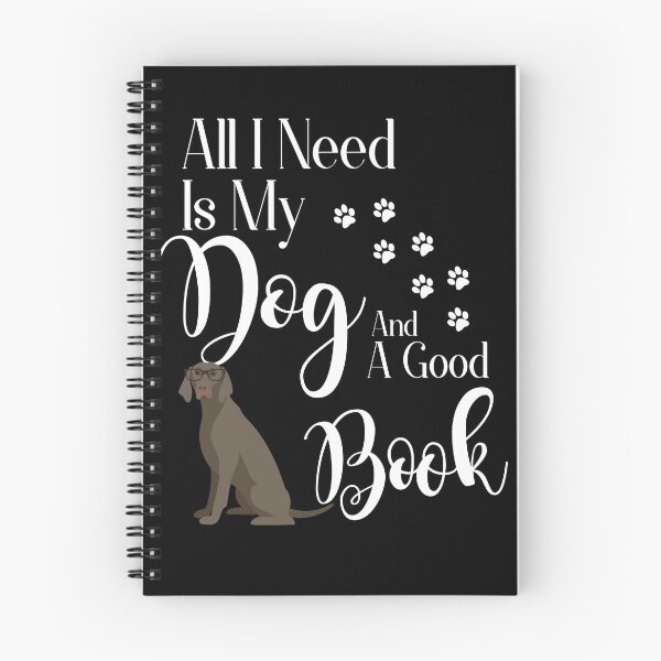 Item preview, Weimaraner Dog Cute Funny Saying Dog Lover Gift Book Reading designed and sold by tncgifts.