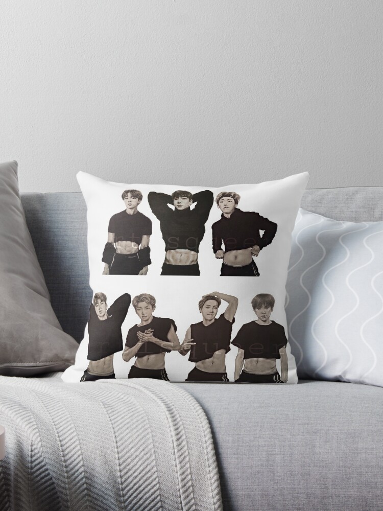 BTS ot7 Throw Pillow for Sale by loonelywhale