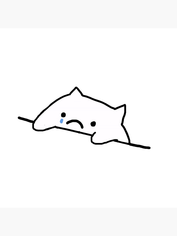 "Sad Bongo Cat" Poster by StroodlNoodl Redbubble