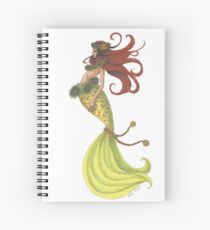 Holly Mermaid Spiral Notebook