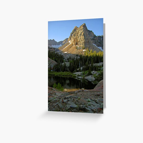 2004:06:22 07:52:15 Sundial Peak Greeting Card