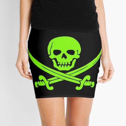 Pirate Flag Skull and Crossed Swords by Chillee Wilson Sticker for Sale by  ChilleeWilson