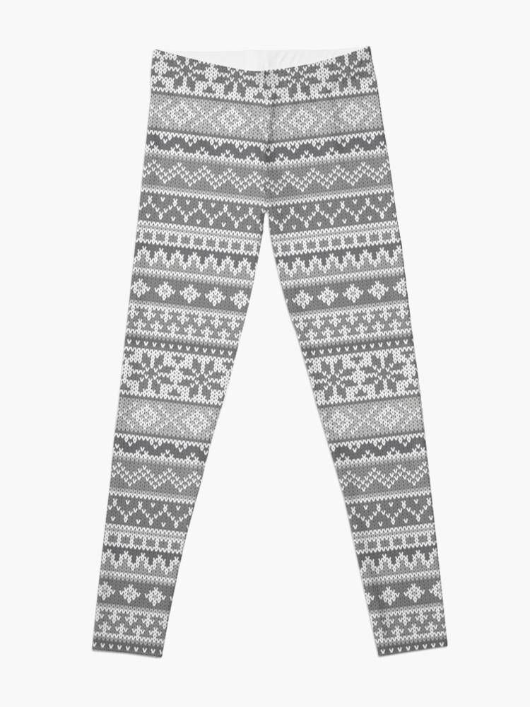 Alternate view of Fair Isle Gray Leggings