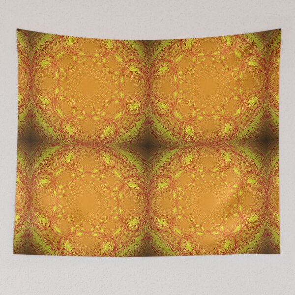 Item preview, Red Yellow Fractal Spirals designed and sold by ianearthcore.